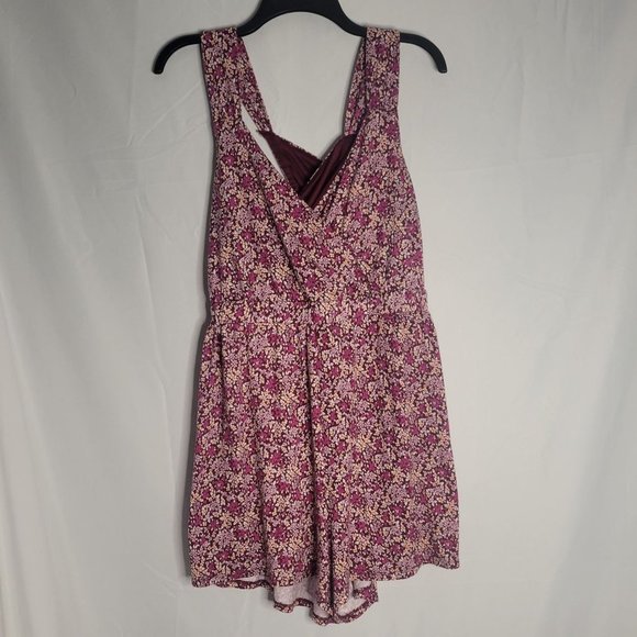 NEW Loft BEACH floral romper size large - Picture 1 of 9